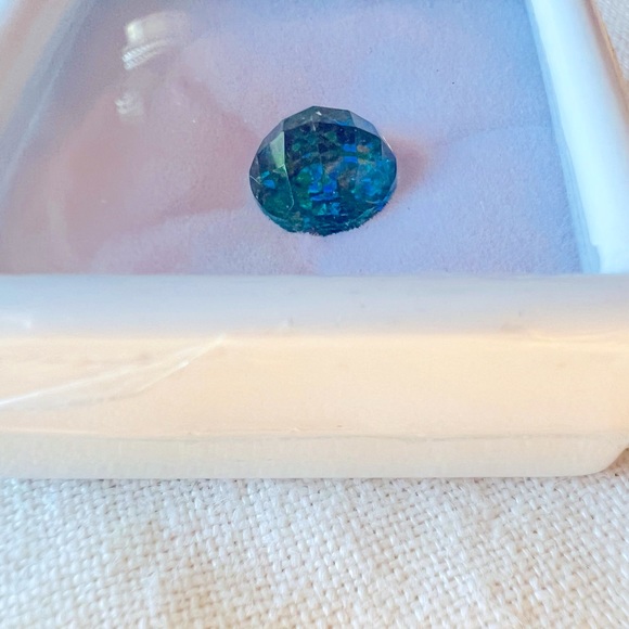 Ethiopian triplet hydrophane Opal Round - Loose gemstone - Picture 3 of 6